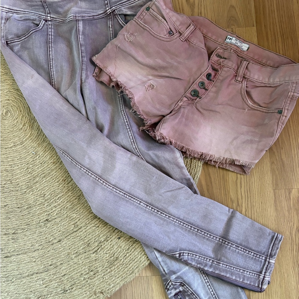 Free people rose color bottoms